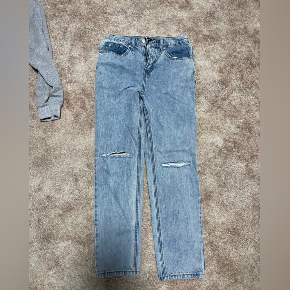 Straight leg jeans